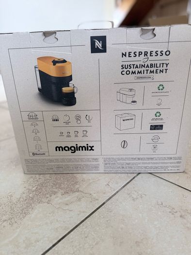 Brand New Nespresso Vertuo Pop Coffee Machine Magimix Blue 60 Capsules