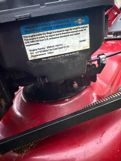 Gardencare Self-Propelled Petrol Lawnmower - 140cc Briggs & Stratton