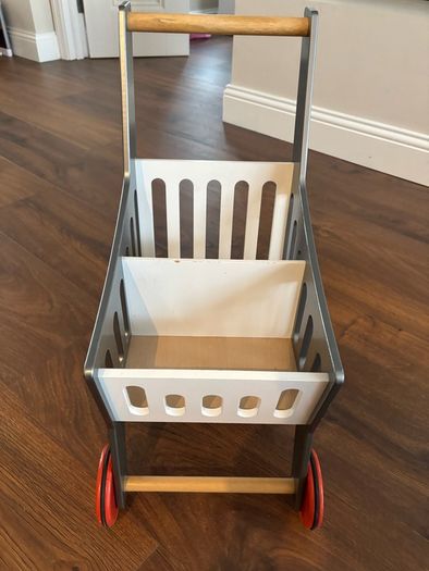 Wooden Shopping Trolley