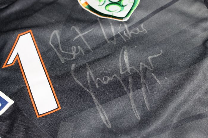 Shay Given Republic Of Ireland Signed Player Issue Goalkeeper Jersey Shirt Umbro
