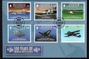 2019 Isle of Man 100 Year of Transatlantic Flight Commemorative Stamps First Day Cover (FDC)