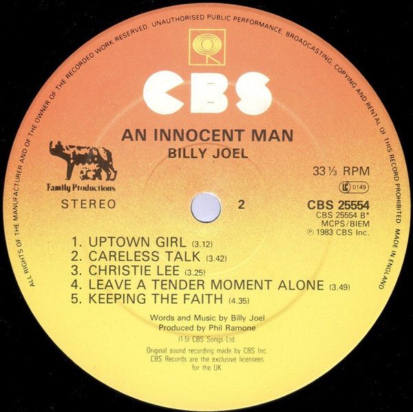 Billy Joel   An Innocent Man