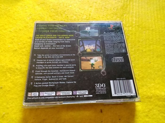 Army men Team Assault PlayStation1 Ps1 PlayStation 2 ps2 games Original
