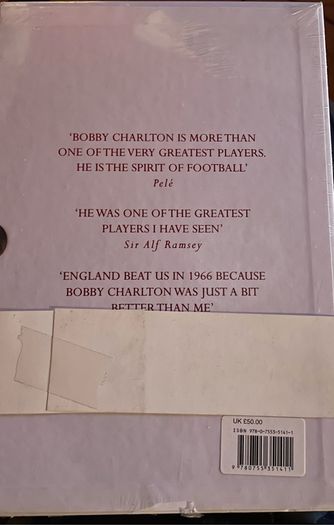 Signed Bobby Charlton Deluxe Slipcase Autobiography Limited to 1000 New & Sealed