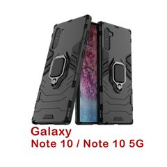 Samsung Galaxy Note 10 5G Case Hybrid Cover Rugged Shockproof Magnet Ring Holder - FHT18SMK5