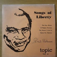 Paul Robeson Songs Of Liberty 7 inch EP Topic Records TOP 63