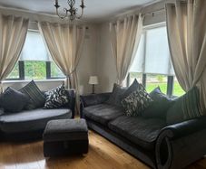 4 Seater Sofa cuddler chair and Pillow Back Cuddler Sofa