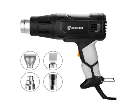 220V Heat Gun 2000W Electric Hot Air Gun with Four Nozzle Attachments