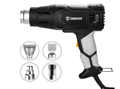 220V Heat Gun 2000W Electric Hot Air Gun with Four Nozzle Attachments
