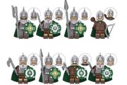 [8-Pack] Rohan Warriors Minifigure Bundle - Compatible with LEGO