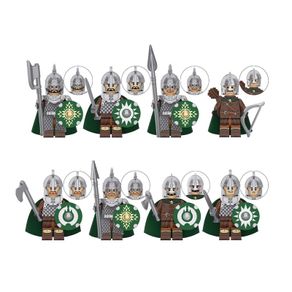 [8-Pack] Rohan Warriors Minifigure Bundle - Compatible with LEGO