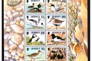 1997 Jersey Seabirds and Waders Definitive Stamp Miniature Sheet MNH