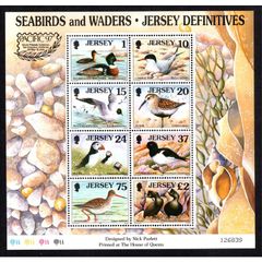 1997 Jersey Seabirds and Waders Definitive Stamp Miniature Sheet MNH