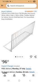 Safe tots Bed rail x2 brand new unopened