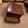 Rosewood Occasional Table with Drawer Image 4