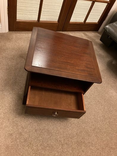 Rosewood Occasional Table with Drawer