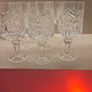 set of crystal sherry glasses Image 2
