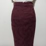 Dorothy Perkins Burgundy Occasion Skirt Image 6