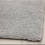 Rug low pile light grey 150cm x 80cm Image 5