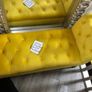 Ochre/Gold Love Seat/bench Image 2