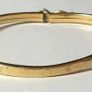 Vintage 9ct Gold Childs Patterned Bangle Image 5