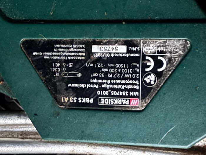 parkside chainsaw [read add]