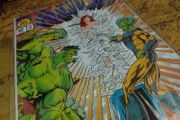 The Incredible Hulk ! Issue #400 ! Silver Foil Cover ! First Chris Bachalo Marvel work ! 1992 ! by Marvel !