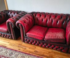 Chesterfield Couch & Chair