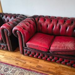 Chesterfield Couch & Chair