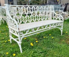 Bench Cast Iron Gothic H27