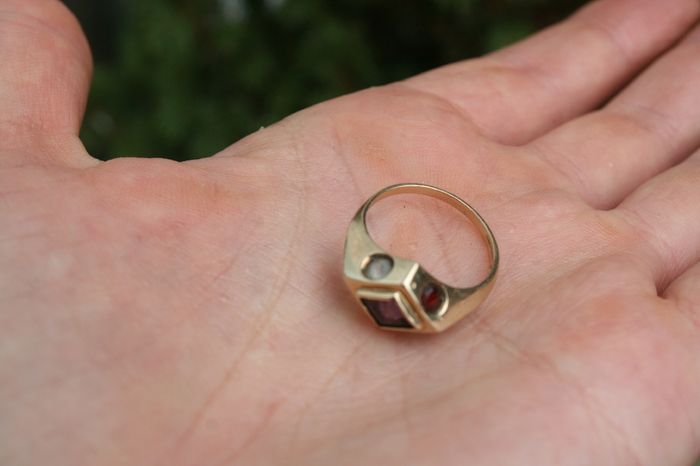 Vintage 375 Gold Ring  9 Carat Yellow Gold Ring 2,8g