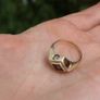 Vintage 375 Gold Ring  9 Carat Yellow Gold Ring 2,8g Image 9