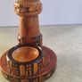 storage water well souvenirs of carved wood marked templo tibidabo from Spain Image 5