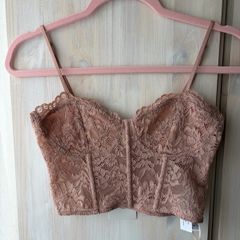 Zara lace corset top