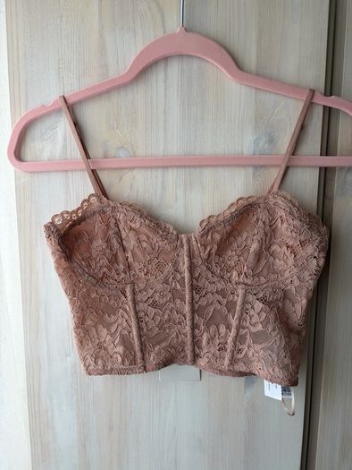 Zara lace corset top