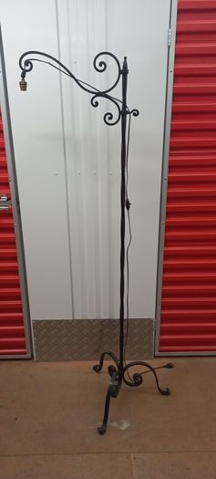 Freestanding wrought iron 60s working floor lamp - beautiful