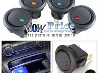 main image for ad 25733 4X LED 12V 20Amp Car Boat Marine Rocker SPST Toggle ON/OFF Switch