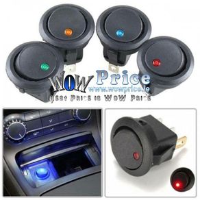 25733 4X LED 12V 20Amp Car Boat Marine Rocker SPST Toggle ON/OFF Switch