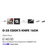 Global knife block set of 4 Michel Le Roux professional NEW BNIB Image 6