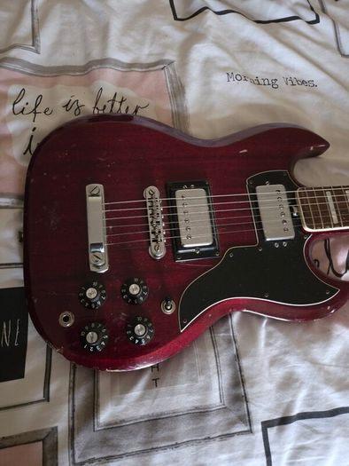 Old electric guitar