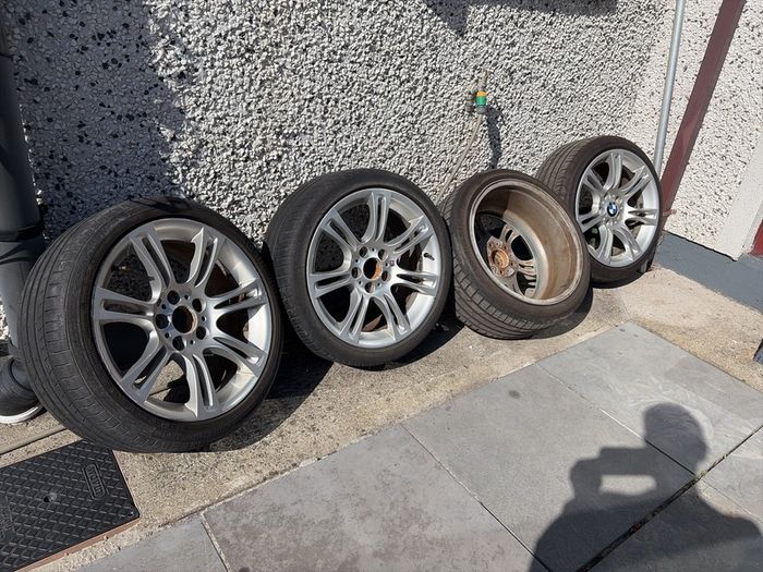 Bmw 18" Staggered Alloy Wheels  5 series 6 series F10 F11 F12 F13 Style 350m