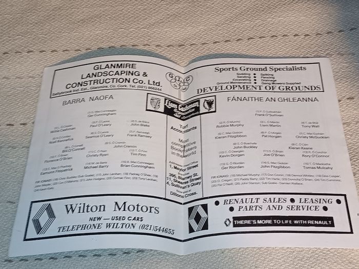 Rare 1988 Gaa programme For Sale Here