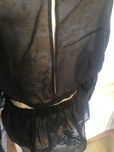 H&M embroidered blouse, new, size L