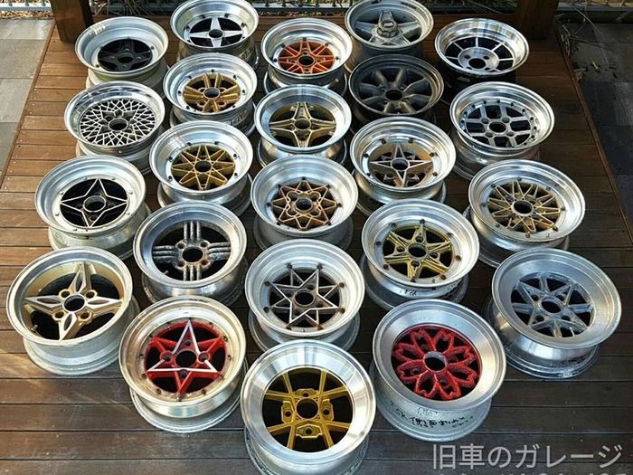 ssr hayashi advan 12" 13" 14" 4x100 alloy wheels