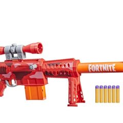NERF Fortnite Heavy SR Blaster Scope + 6 Mega Darts