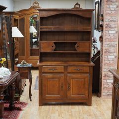 Rustic Solid Oak Kitchen Dresser
