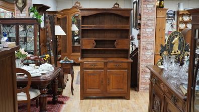 Rustic Solid Oak Kitchen Dresser