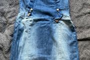 Denim strapless dress bershka size M brand new
