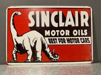 Sinclair oil Tin Metal sign
