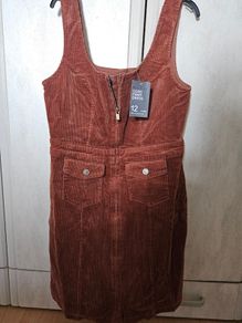 Cord Pinny Dress BNWT